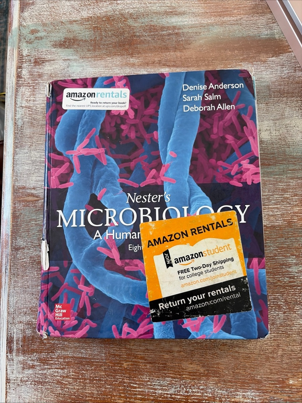 Nester's Microbiology A Human Perspective 8th Ed HC McGraw Hill Textbook HC